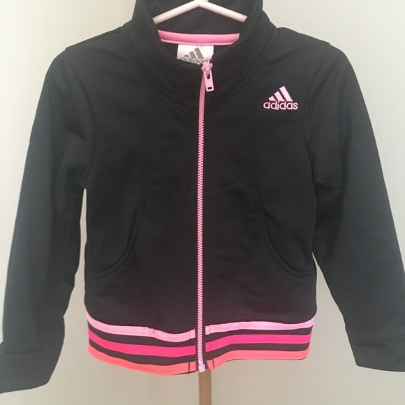 Adidas Girls Track Suit Set. 3T. - Picture 2 of 4